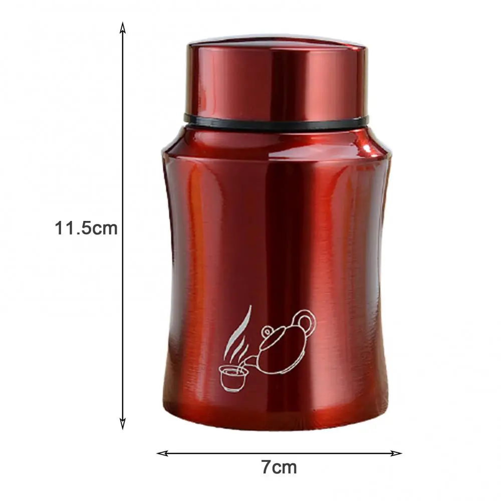 

8% Hot Sales!!! 50g Metal Travel Portable Stainless Steel Sealed Mini Tea Storage Box Container