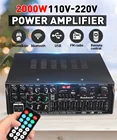 Усилитель мощности для домашнего кинотеатра, 2000 Вт, 110 В до 240 В