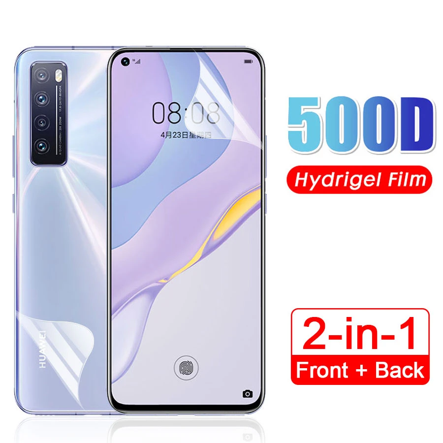 Гидрогелевая пленка для Huawei Honor 50 9X 10i nova 9 Защитная экрана 40 30 20 10 Lite P30 Pro не стекло 2