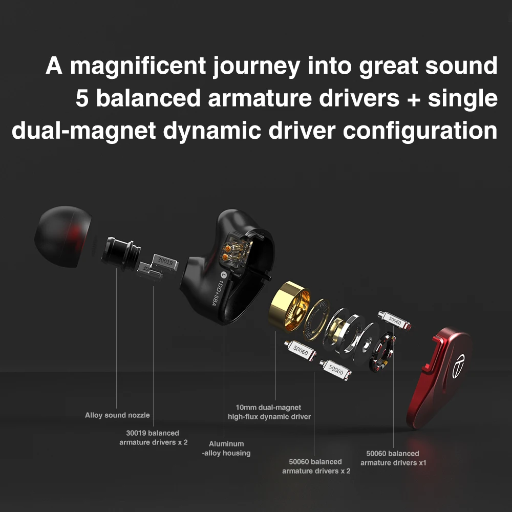 Наушники с высоким разрешением HIFI съемный коаксиальный кабель в ухо наушник