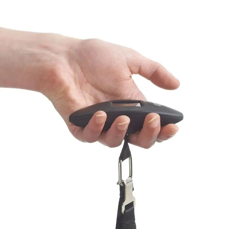 

40kg Portable Travel Suitcase Bag Scale Digital Electronic Luggage Lcd Luggage Scale Black Scale B1N3