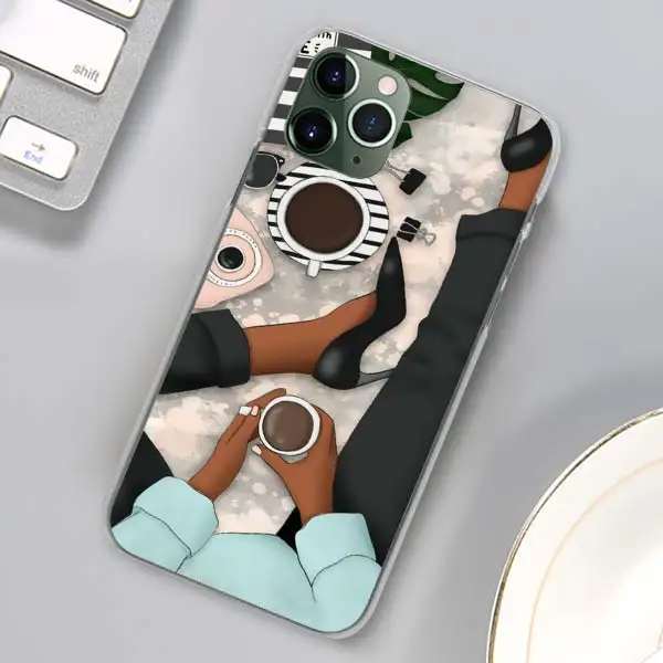 Девушка босс розовый женский телефон чехлы для Apple iPhone 11 Pro Max X XR XS MAX 11 Pro 7 8 6 6s Plus 5 5S SE жесткий чехол - Цвет: H05
