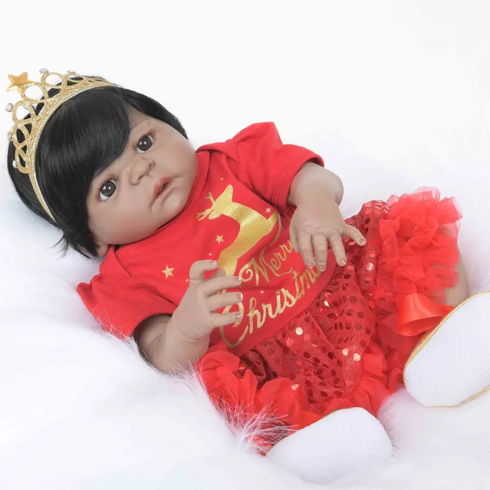 22 &quot55 см новейшие реалистичные куклы Bebe Reborn полностью силиконовые игрушки