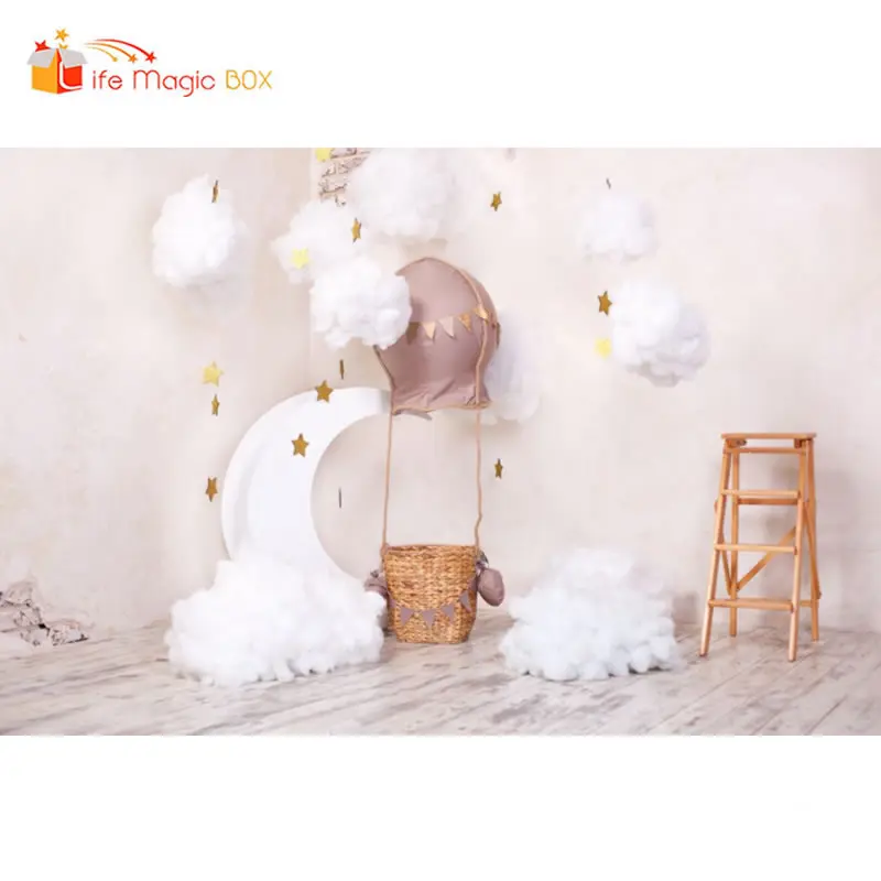 LIFE MAGIC BOX Baby Dream Новорожденные фотообои воздушные шары белые облака