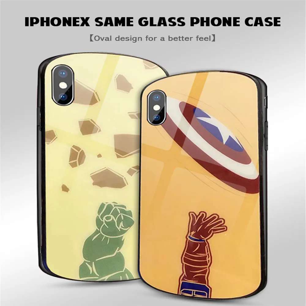 Закаленное стекло Супермен Капитан Америка Железный человек Бэтмен Халк Тор для