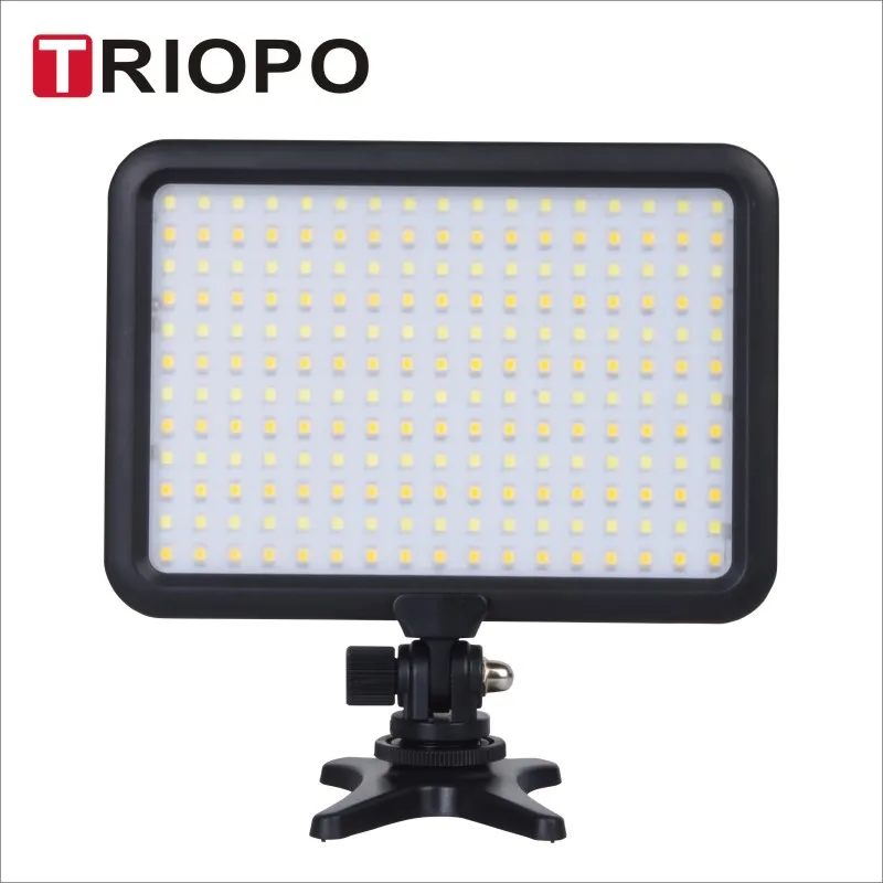 

Triopo TTV-204 Ultra Photographic Equipment LED Camera Video Light Lamp for Canon Nikon Pentax Camcorder Fit for Sony Battery