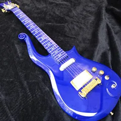 dark blue guitar Prince Cloud гитара электрогитара символ спермы вставки ручной работы гитара 10 цветов для выбора - Цвет: dark blue guitar