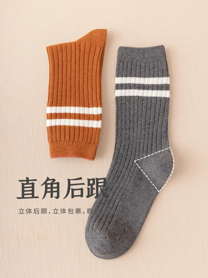 Women Socks Cotton Socks Spring and Autumn Models Japanese High-tube Cotton Socks Autumn and Winter Korean Stockings