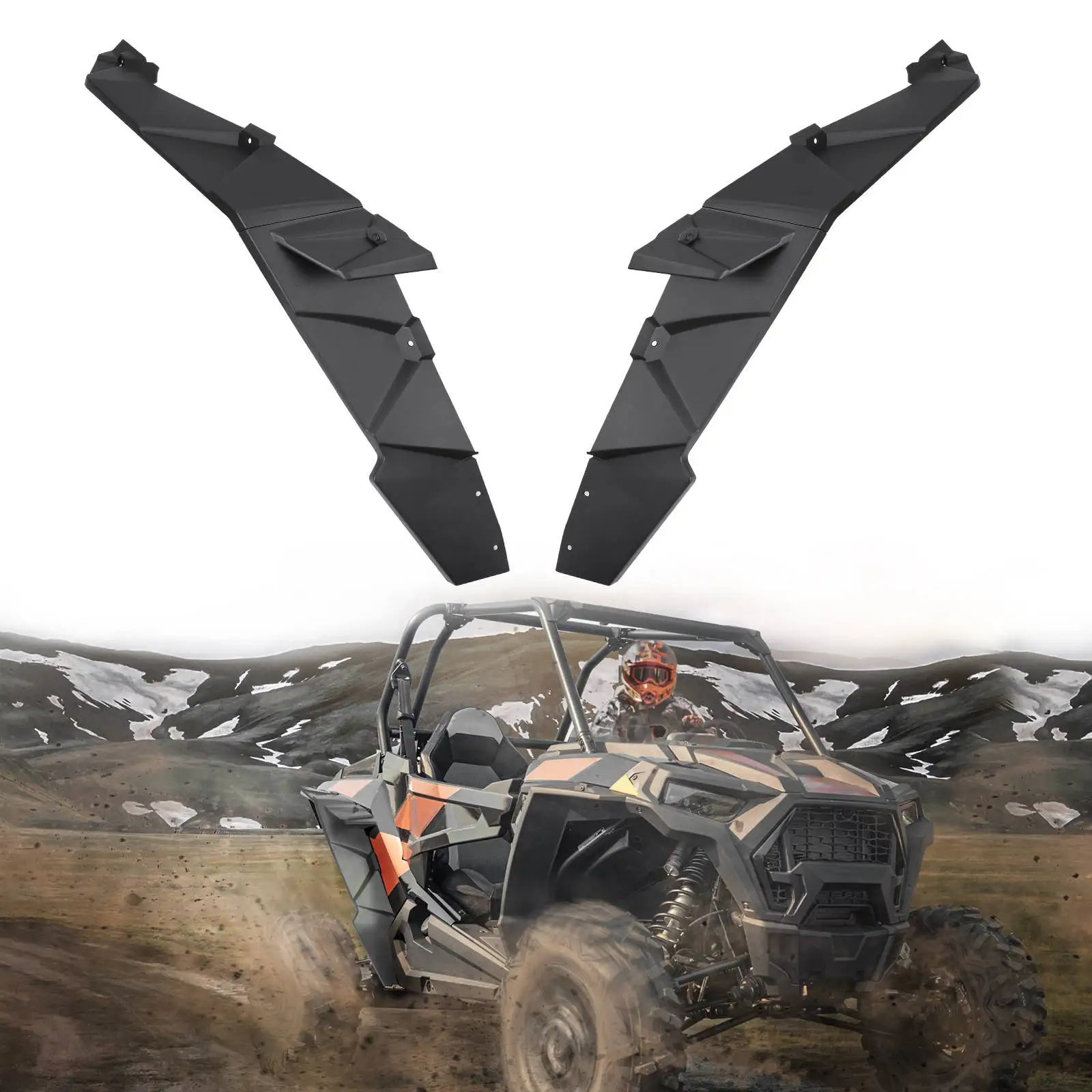 

Расширенные Задние вспышки UTV для Polaris RZR XP 1000 / RZR XP 4 1000 2014-2022 KEMIMOTO