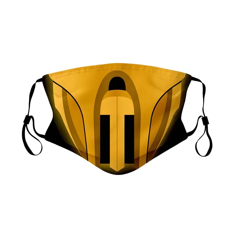 Костюм для косплея Mortal Kombat Scorpion Sub ноль дыма ниндзя игра маски со ртом лица