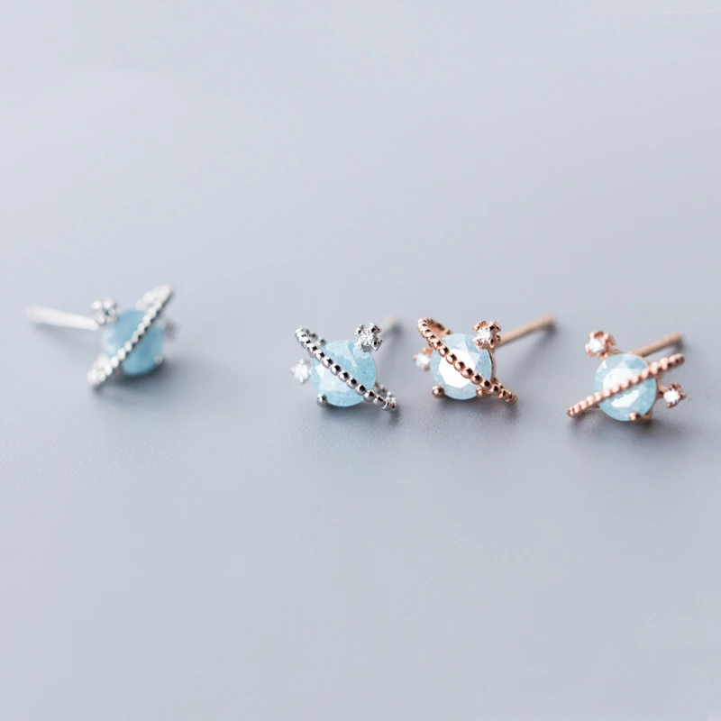 Женские серьги гвоздики из серебра 925 пробы с кристаллами|Серьги-гвоздики| |