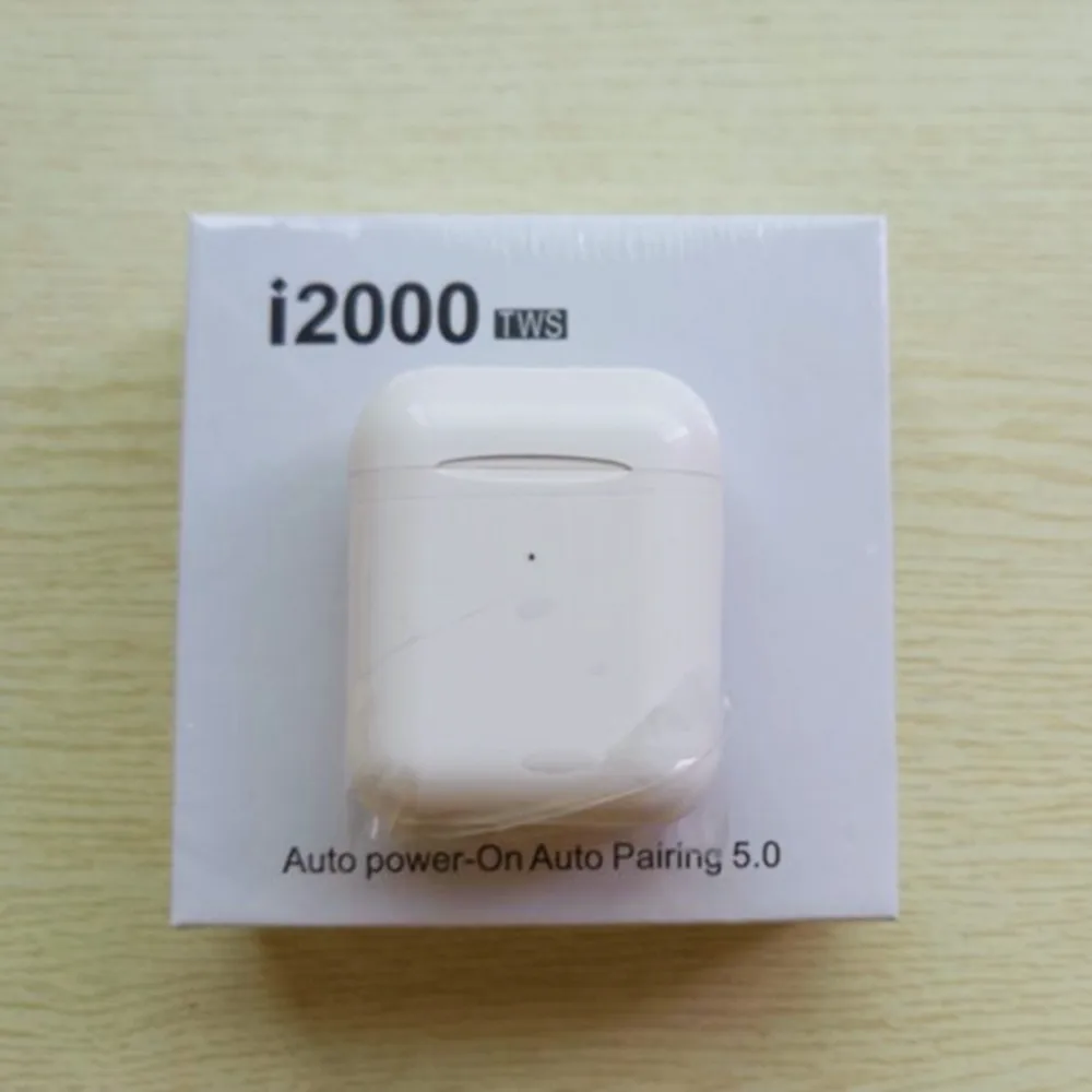 I2000 TWS 1:1 Реплика авто окна беспроводные наушники 8D супер бас Bluetooth 5 0 pk w1 h1 чип i90 i100
