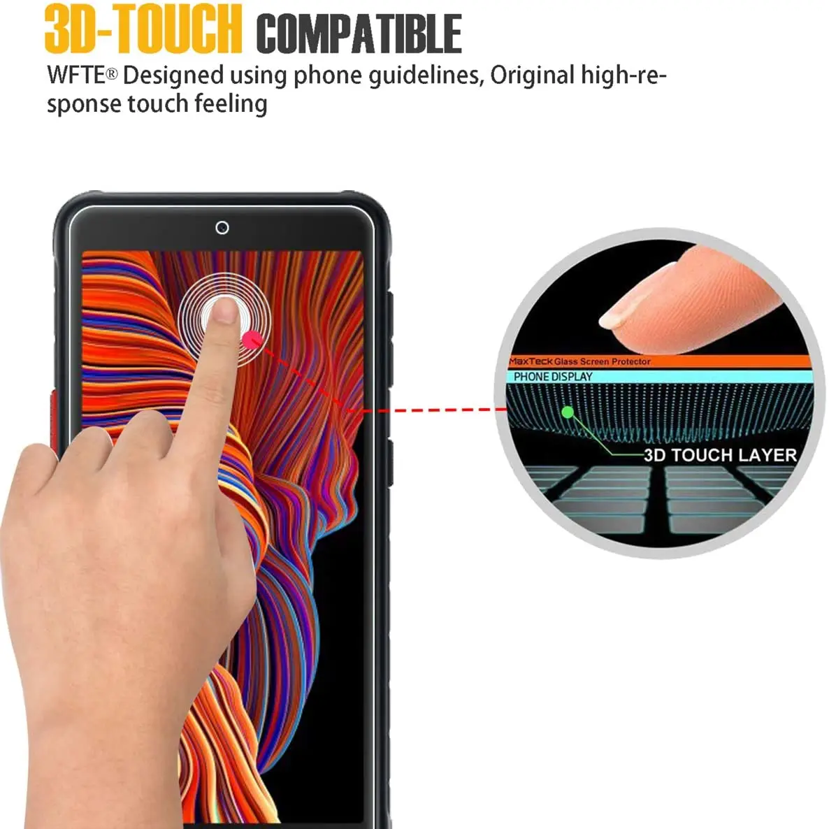 Закаленное стекло для Samsung Xcover 5 чехол Защита экрана Galaxy X Cover Xcover5 sm-g525f 3 дюйма