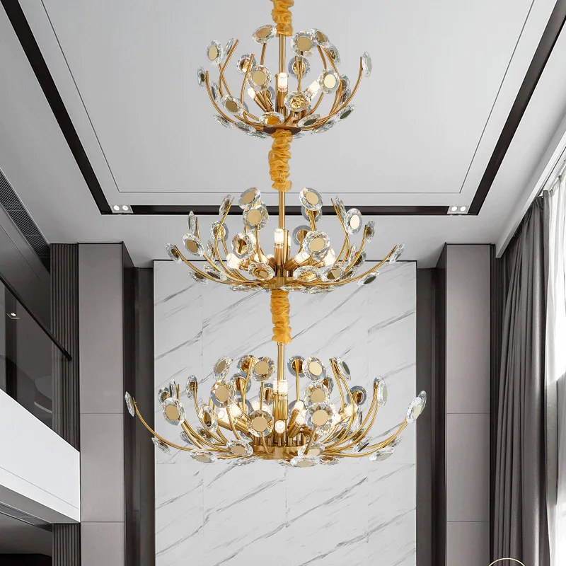 Люстра для гостиной в стиле постмодерн роскошная креативная лампа спальни