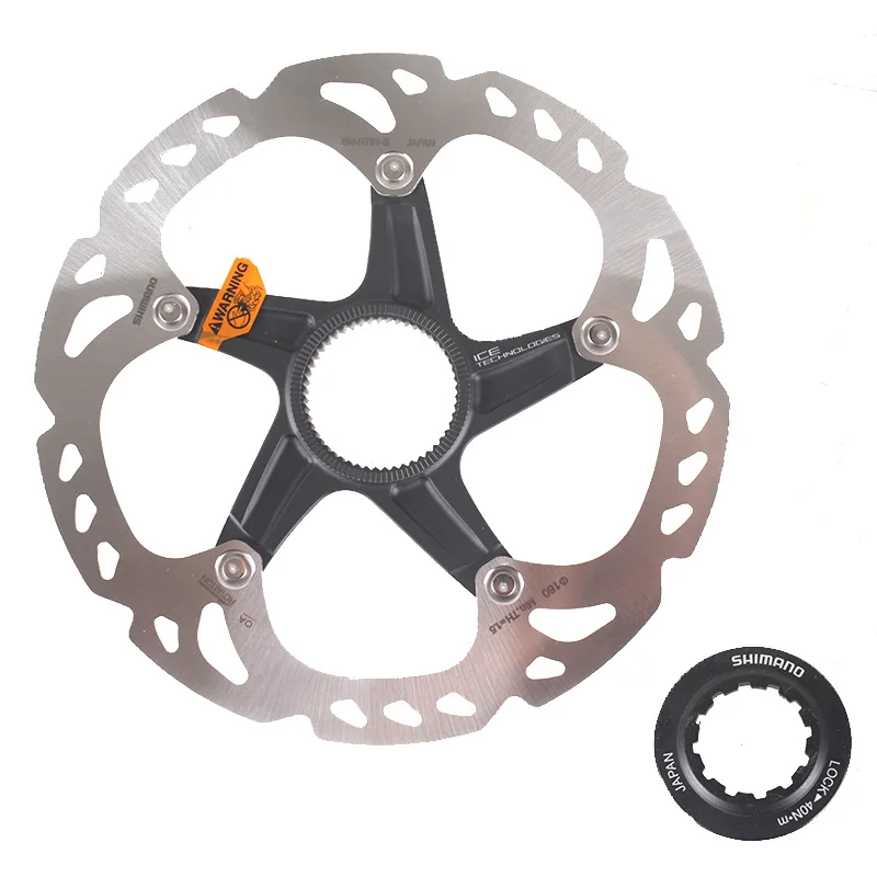 SHIMANO RT81 160mm 180mm ICE-TECHNOLOGIES Center Lock Disc Rotor | Bicycle Brake
