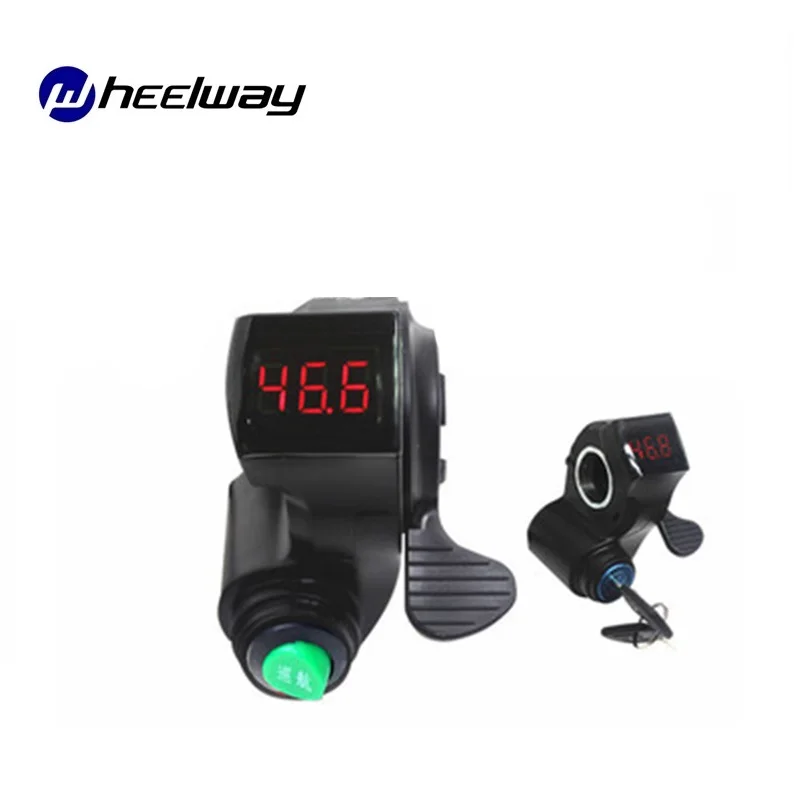 Дроссельная заслонка на палец для электрического велосипеда с 3 мя скоростями