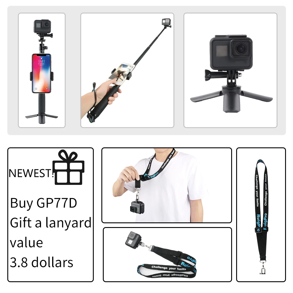 Аксессуары для экшн камеры GoPro Hero 9 8 7 6 5 Black Xiaomi Yi 4K SJCAM SJ8 Pro M20 Eken H9 Go крепление Sony