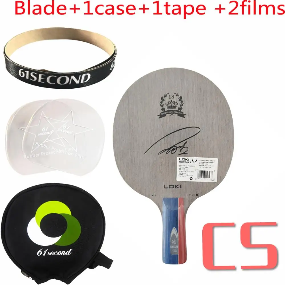 CS with Y 1 case Wang Hao LOKI RXTON 1 лезвие из чистого дерева для настольного тенниса/лезвие для пинг-понга/бита для настольного тенниса - Цвет: CS with Y 1 case