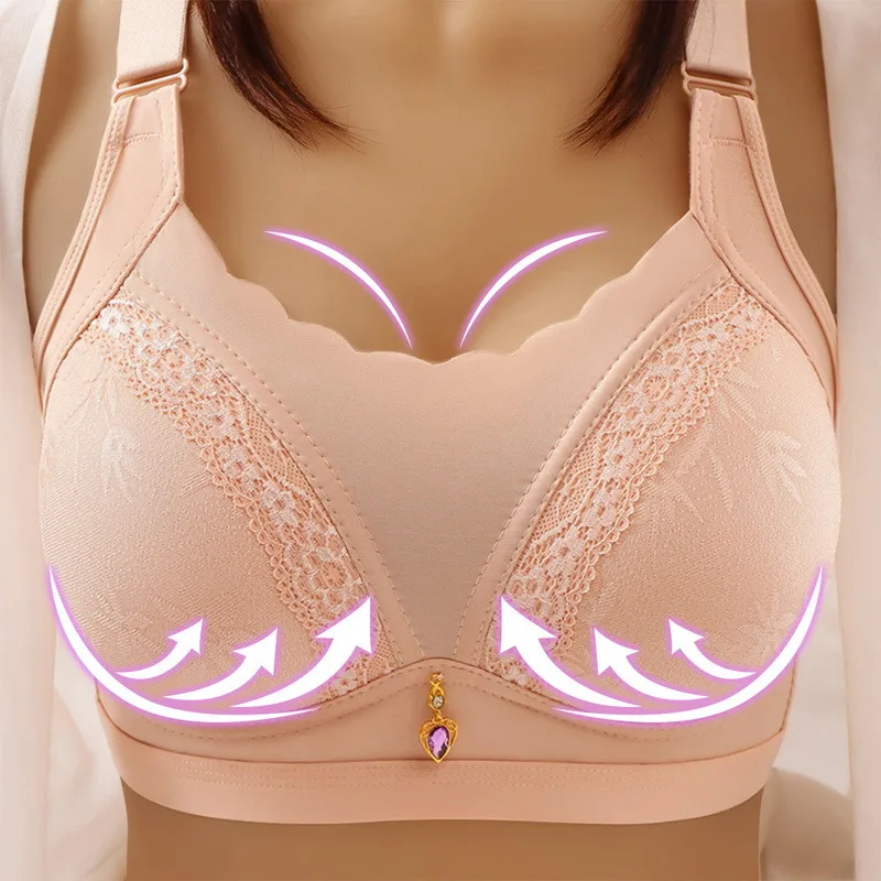 

SFIT Sexy Plus Size bra sexy bralette crop top Underwear push up strapless bra bh lace Female bra Lingerie Brassiere sujetador