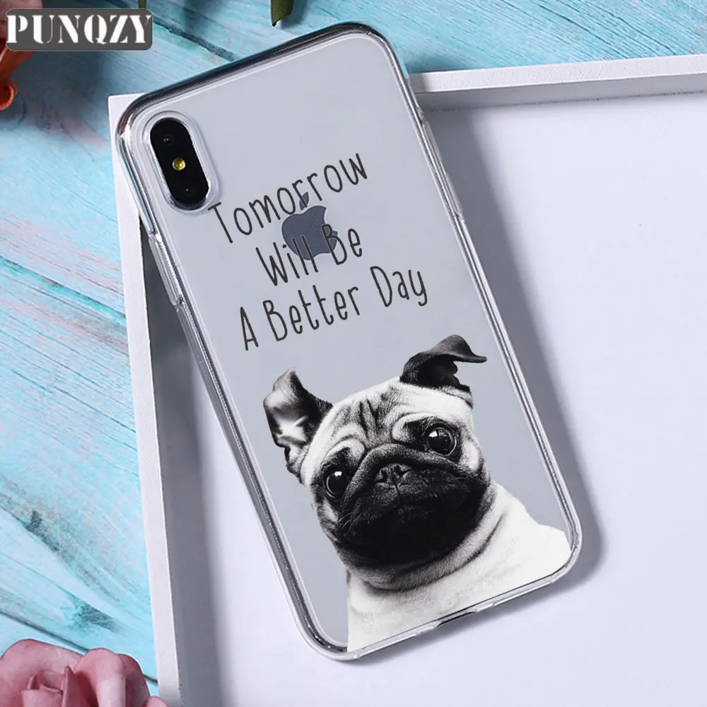 TPU D913- Забавный милый чехол для телефона с котом, собакой и животными для iPhone 11 pro max 5 SE 5 S 4S 6 6S 8 7 Plus X XR XS MAX прозрачный силиконовый чехол из ТПУ - Цвет: TPU D913-