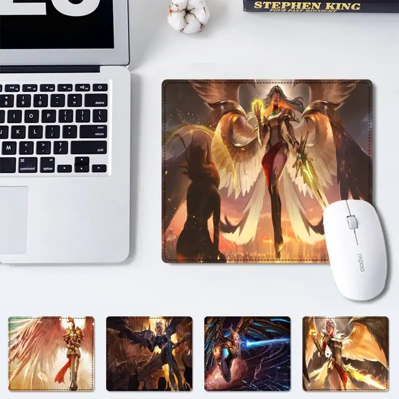 

Pattern LOL Kayle office Mat Keyboard Mat Desk Durable Desktop Mousepad Rubber Gaming Small Mouse Pad Office Mouse Mat