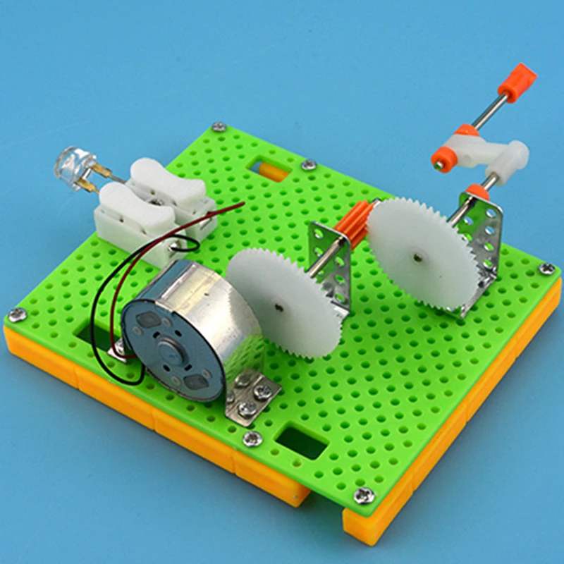 

Модель генератора с ручкой, 1 шт., забавный научный физический эксперимент, маленькое изобретение, Обучающие игрушки «сделай сам», Детская о...
