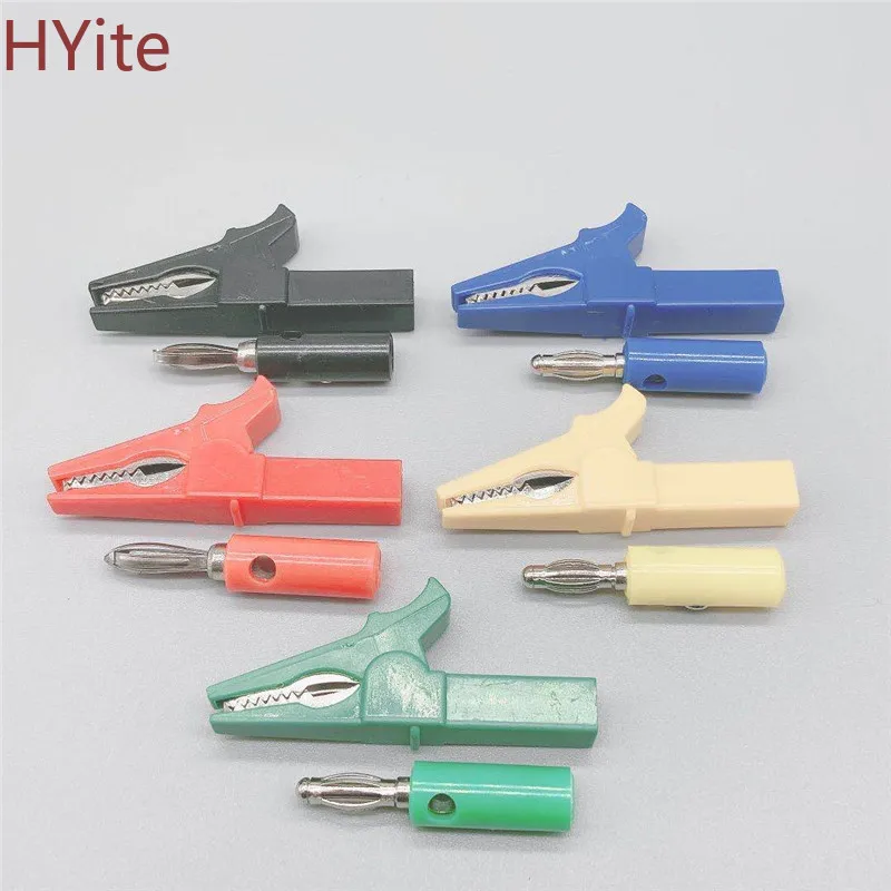 55 мм Крокодил + разъем типа банан Пробник с 4 разъемом банан|Щипковые зажимы| |