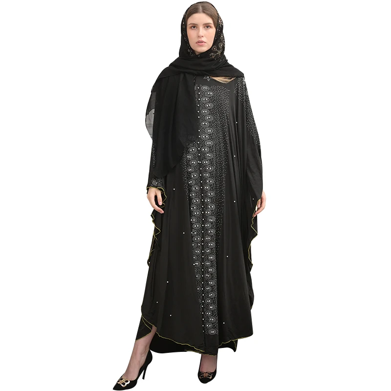 ИД Мубарак Кафтан Дубай абайя Турция мусульманский модный хиджаб платье мусульманская одежда Abayas Макси африканские платья для женщин Vestidos