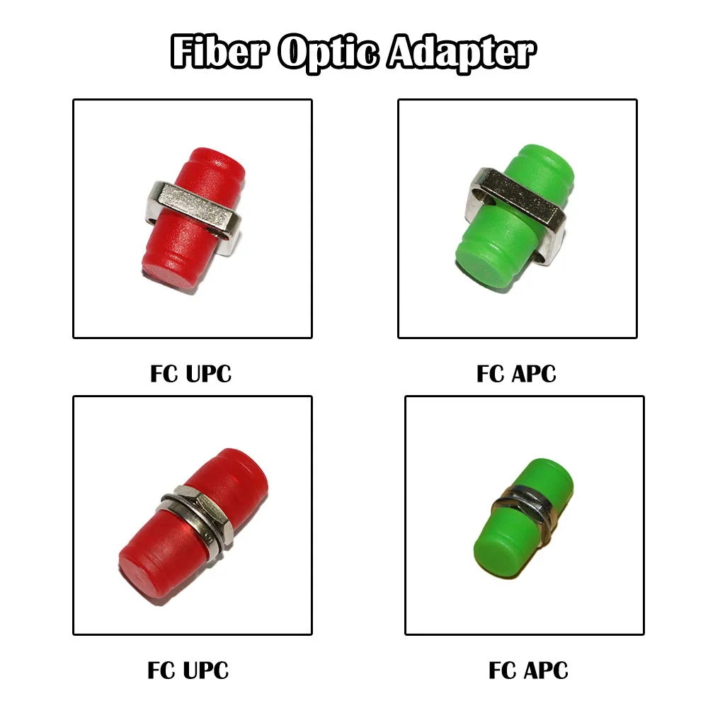 

200 Pieces FC UPC/APC Female Fiber Optic Coupler Adapter SM Single Mode MM Multi Mode FTTH/FTTD Networking