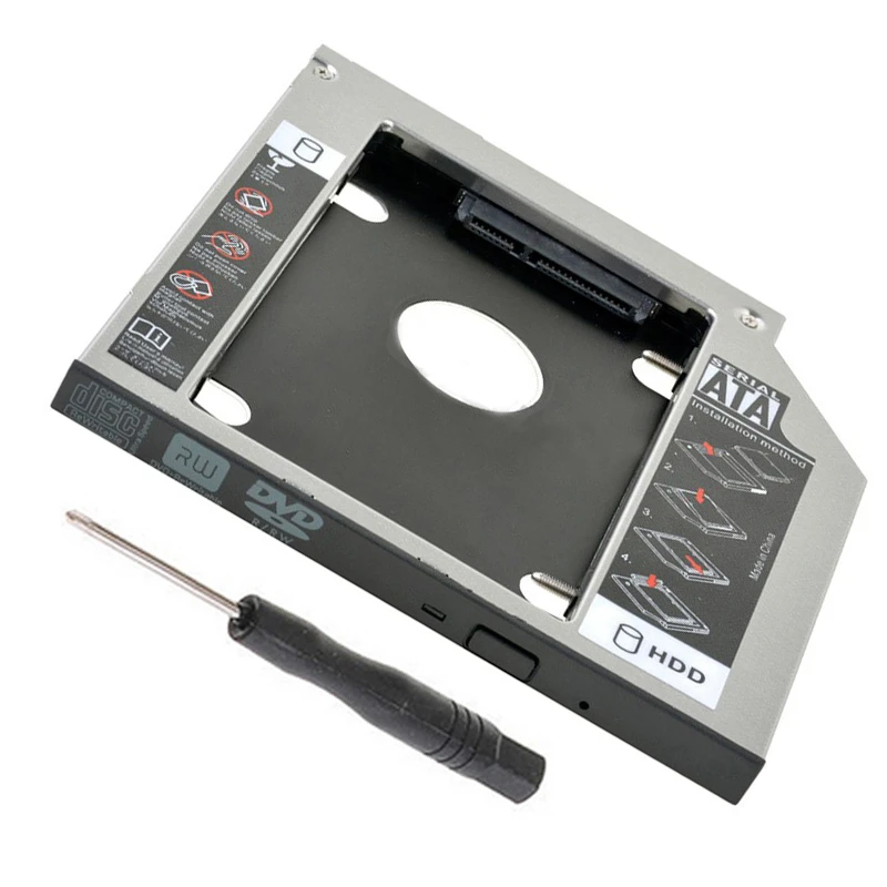 12 7 мм 2-й жесткий диск SSD HDD Caddy для HP Pavilion G4 G6 G7 сменный UJ8B1 DS-8A5LH | Кабели и адаптеры