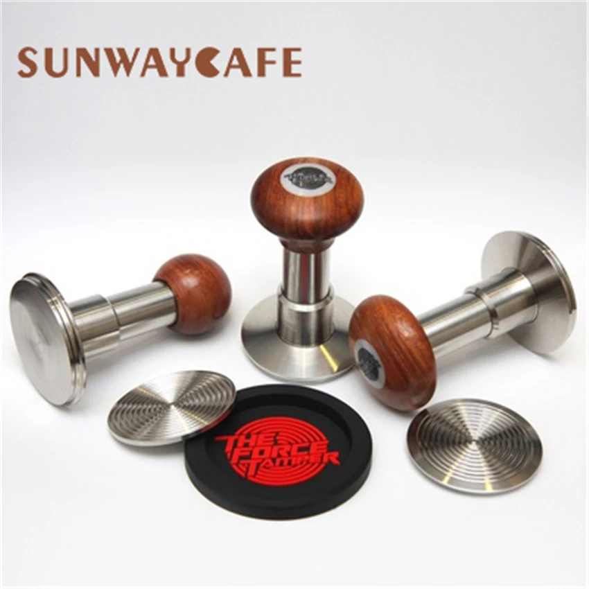 Форс тампер 58 мм кофе из нержавеющей стали Пресс плоское основание фиксированная