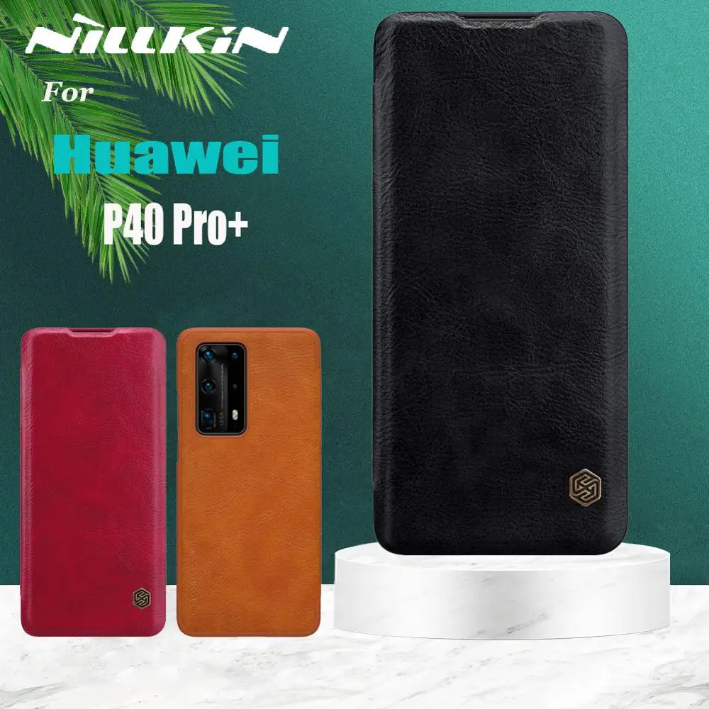 

Чехол-книжка Nillkin для Huawei P40 Pro +, из мягкой кожи