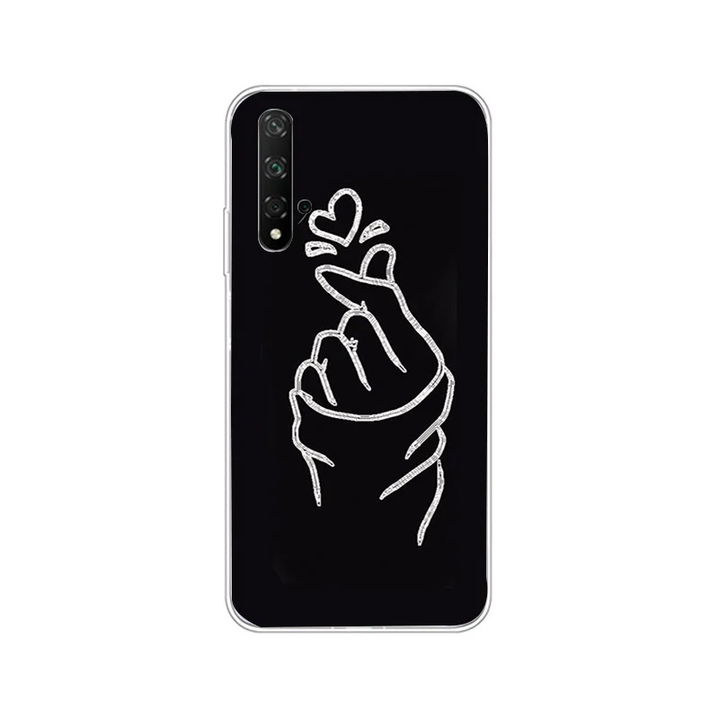 Чехол для Honor 20 силиконовая задняя крышка чехол телефона Huawei P30 P20 P40 Pro + Lite E Nova 5T