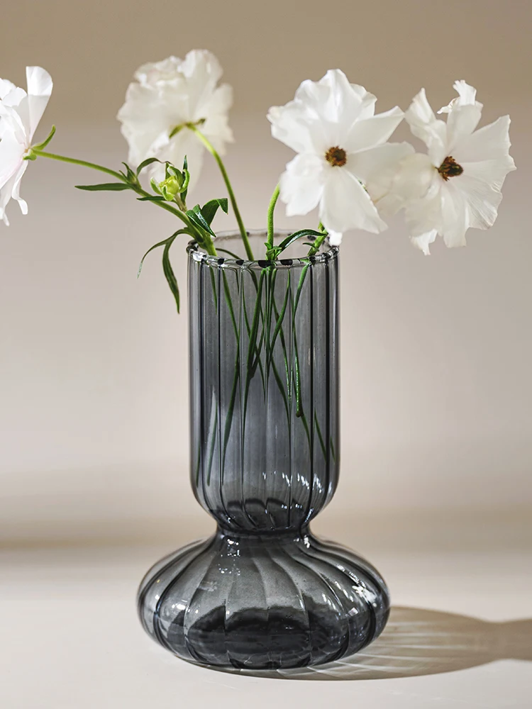 Стеклянная ваза в форме чашки декоративная подставка бутылка для гидропоники