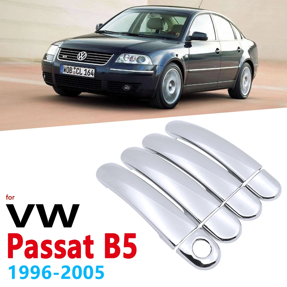 Хромированные чехлы с ручками для Volkswagen VW Passat B5 B5.5 1996 ~ 2005 аксессуары наклейки