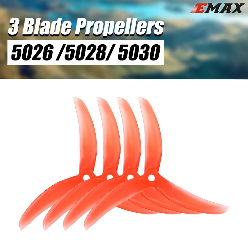 Emax AVAN Scimitar 5026 5028 5030 3 лопастные пропеллеры 2CW 2CCW для радиоуправляемого