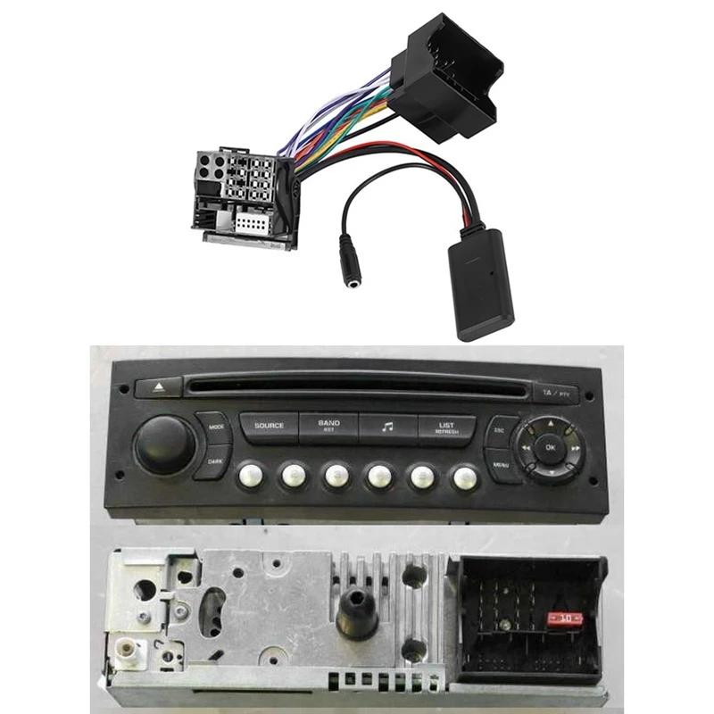 Автомобильный Bluetooth 5 0 Aux кабель для микрофона беспроводная связь адаптер вызова