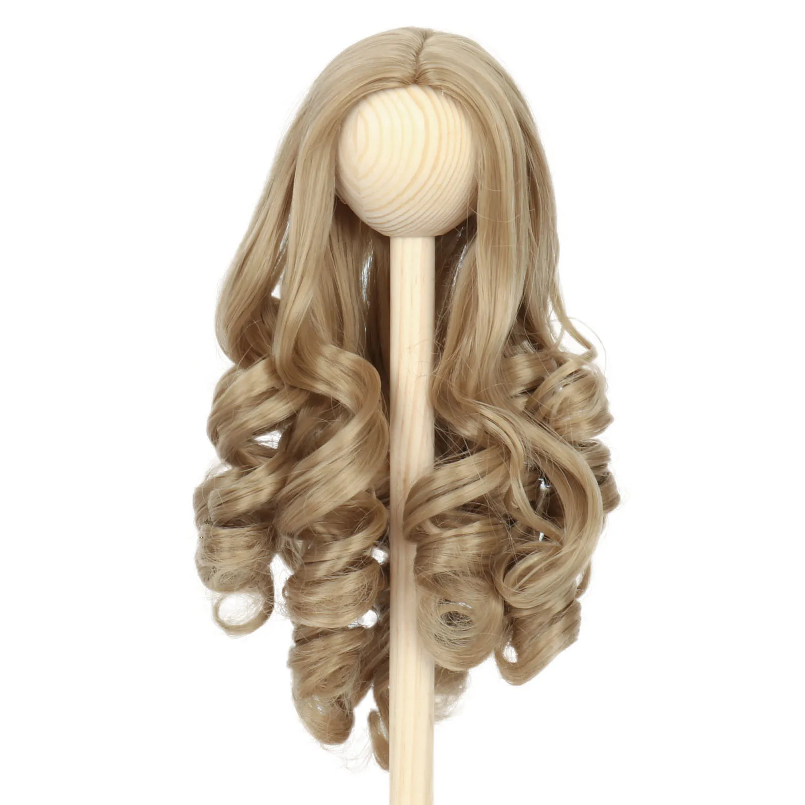 

8-9 Inch 1/3 BJD MSD DOD Pullip Dollfie Doll Wig Long Curly Hair Not for Human
