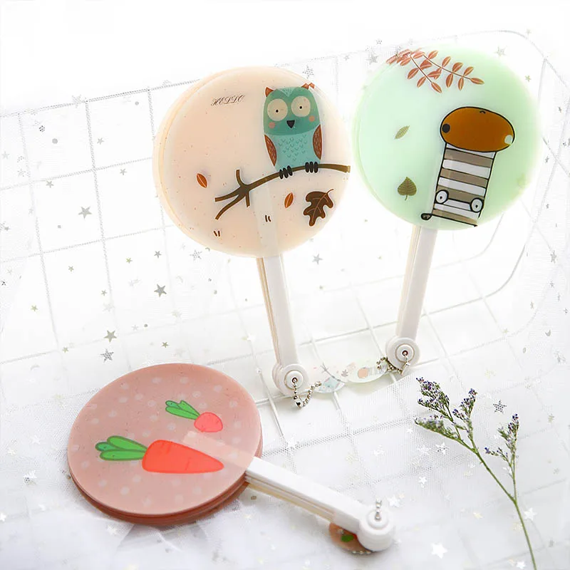 Летние принадлежности Мультяшные животные милые фрукты ручные вееры