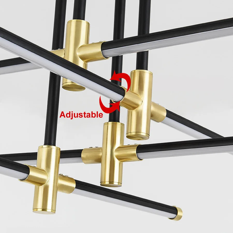 Простой светодиодный дизайн люстра для гостиной Потолочная столовой