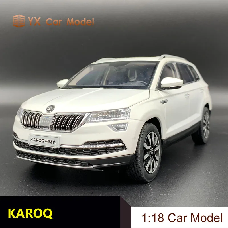 KAROQ модель автомобиля 1:18 оригинальная Шанхай Volkswagen Skoda из сплава|Наземный