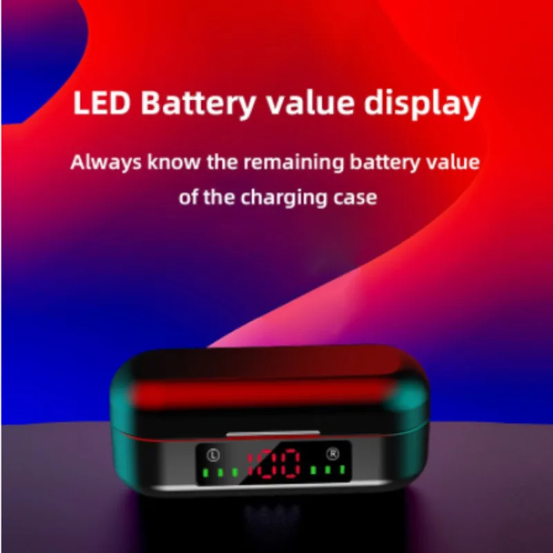 Беспроводные наушники YIMALER TWS с эффектом отпечатков пальцев Bluetooth V5.0 стерео