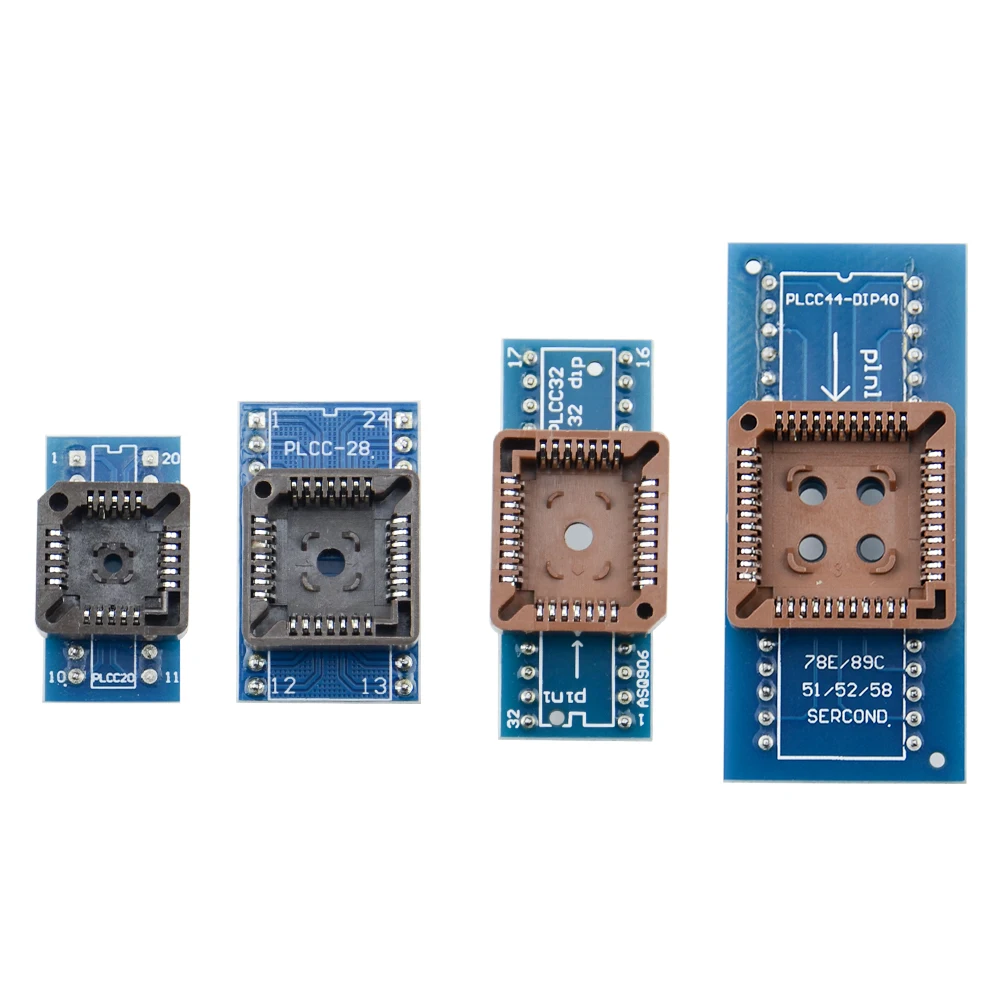 100% Оригинальный PLCC44 PLCC32 PLCC28 PLCC20 переходная розетка + экстрактор PLCC для RT809H TL866II PLUS