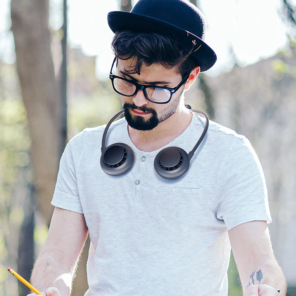 Летний кулер портативный вентилятор ручной USB перезаряжаемый Мини Складной для