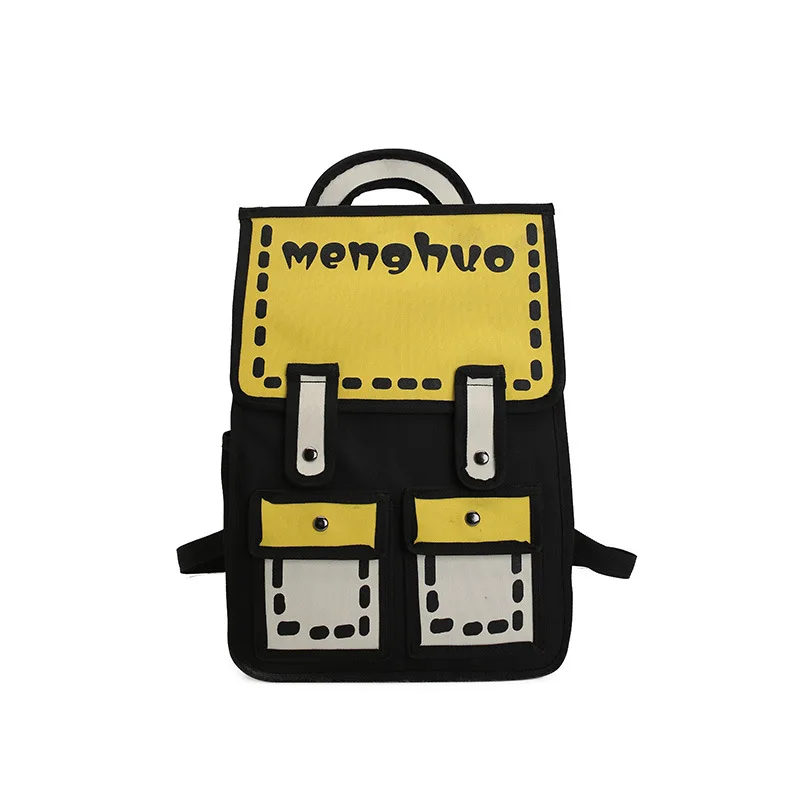 Новый мультяшный комикс-рюкзак с 3d-надписью для подростков унисекс | Багаж и