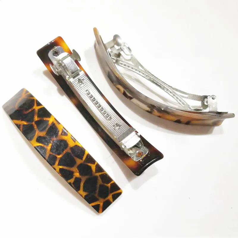 2020 французские толстые заколки для волос модные ручной работы из ацетата Стразы