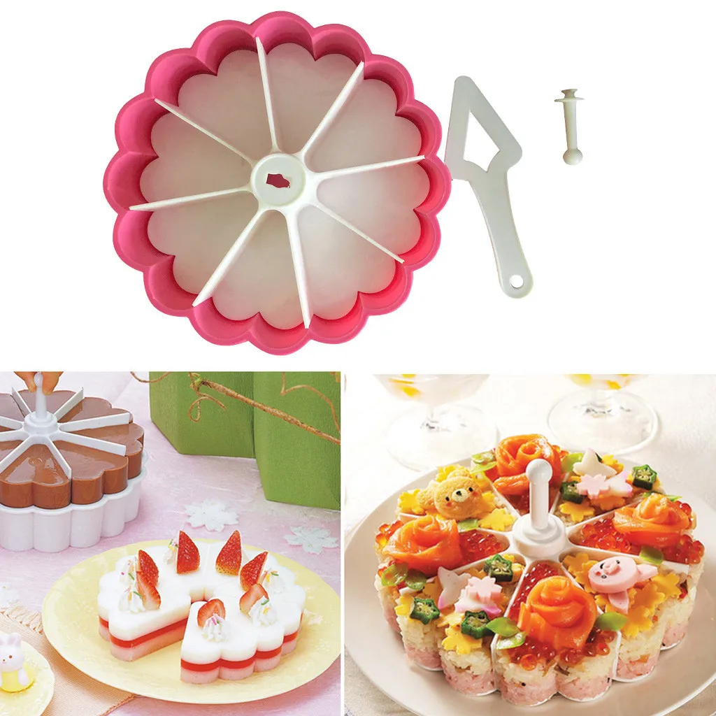 Набор для выпечки в форме сердца сделай сам форма помадки суши кухонные