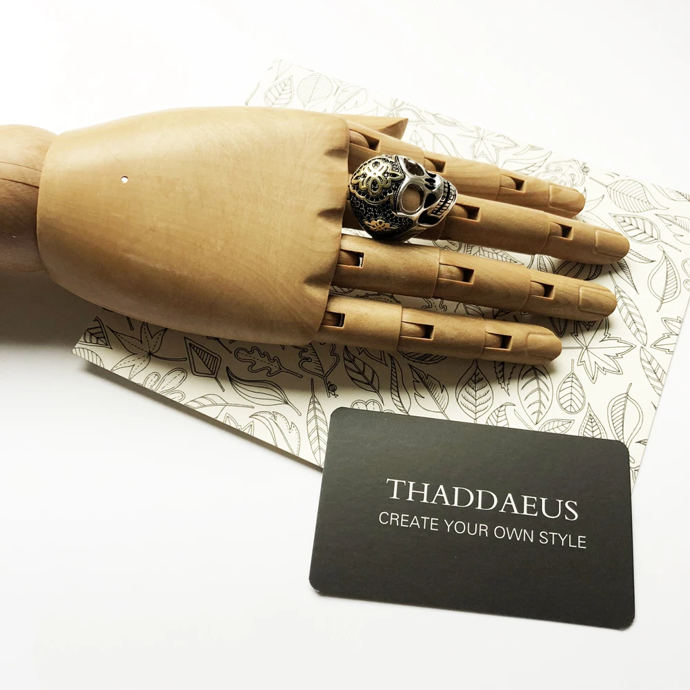 Коктейльное кольцо с черным черепом новый подарок для женщин и мужчин