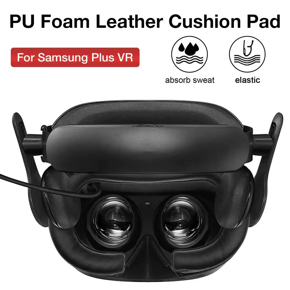 

2021 VR Очки ПУ Пена Замена Кожаная подушка коврик идеальный аксессуар для Samsung Odyssey плюс Смарт очки аксессуары