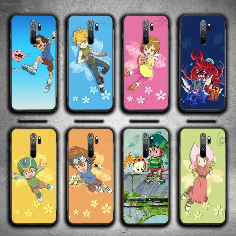 

Digimon Adventure Phone Case For Redmi 7 8 9 A K20 30 Pro Note 8 9 Pro 9s